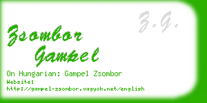 zsombor gampel business card